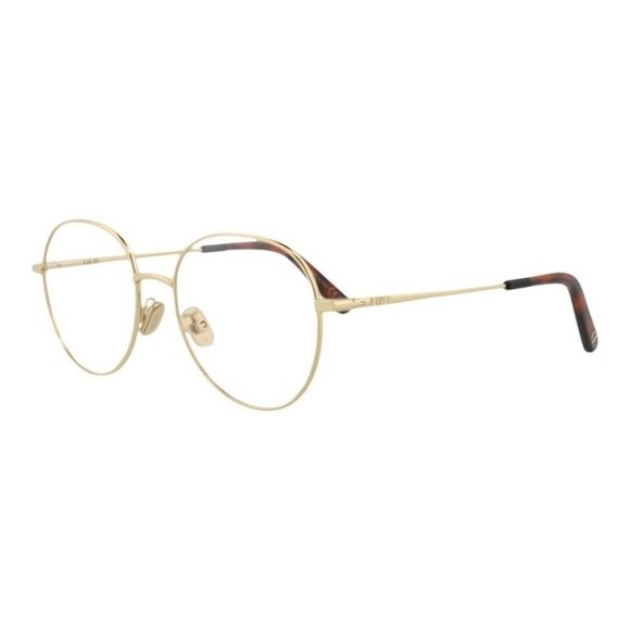 Dior Womens Round/Oval Gold Gold Transparent Fashion Designer Eyewear - Picture 2 of 4